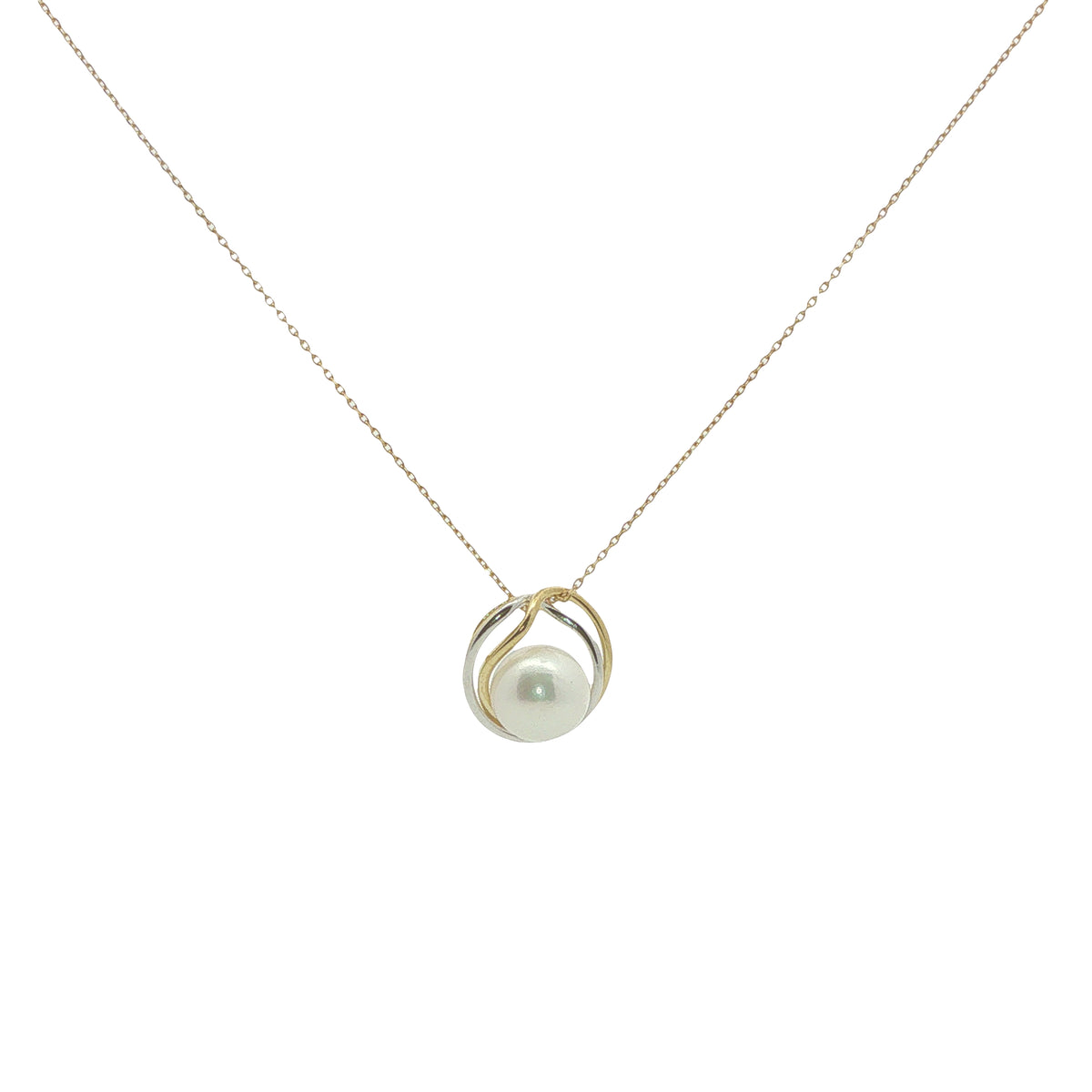 9CT Yellow Gold & Pearl