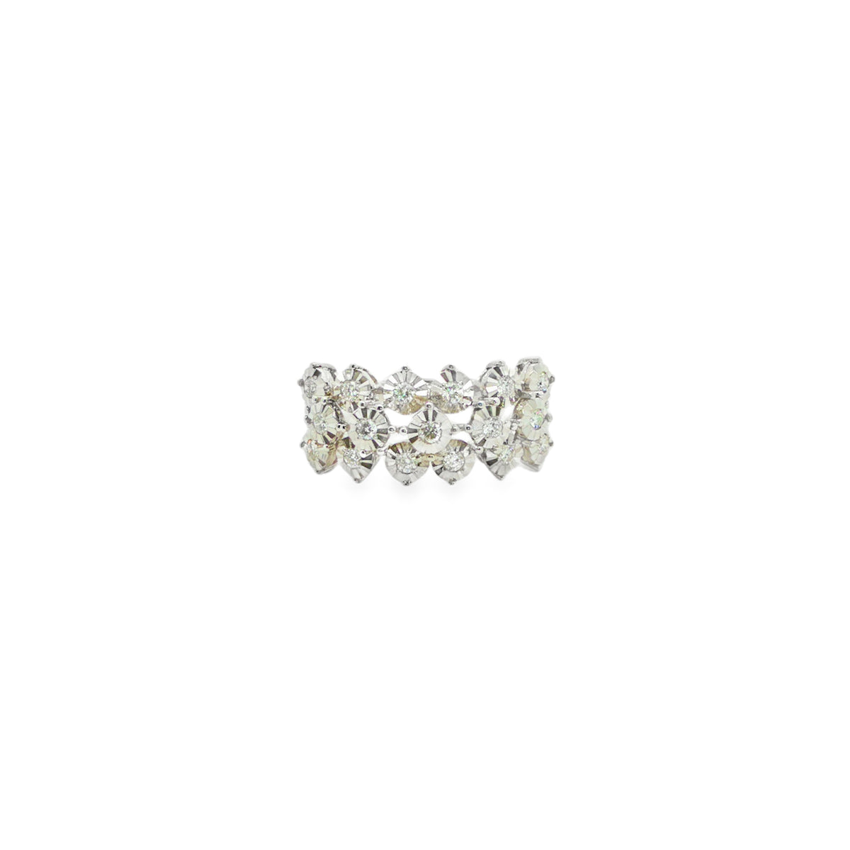 18CT White Gold & Diamond