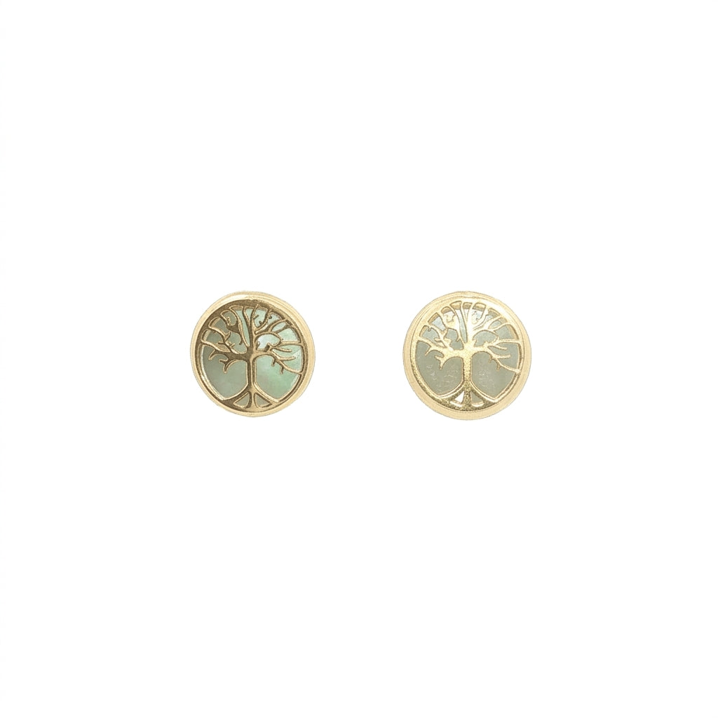 9CT Yellow Gold; Tree of Life