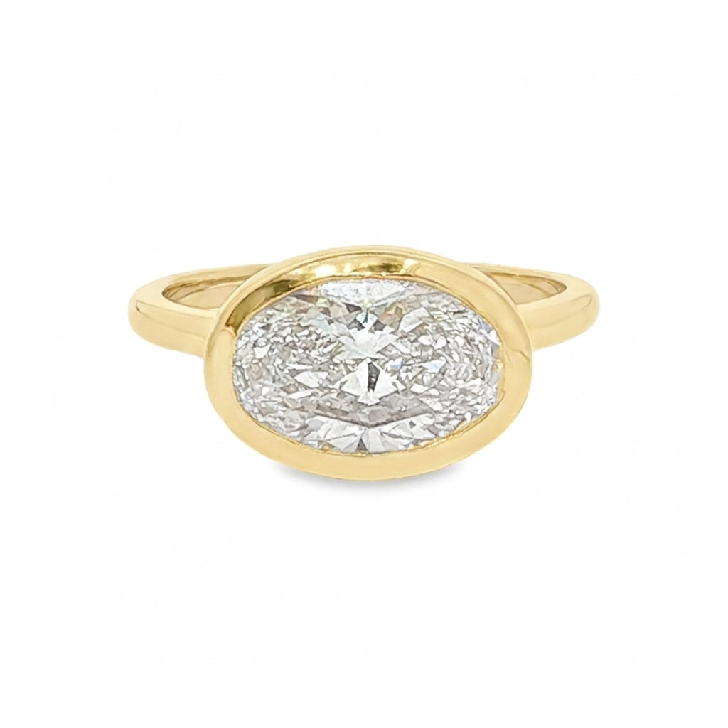 9CT Yellow Gold & Lab Diamond