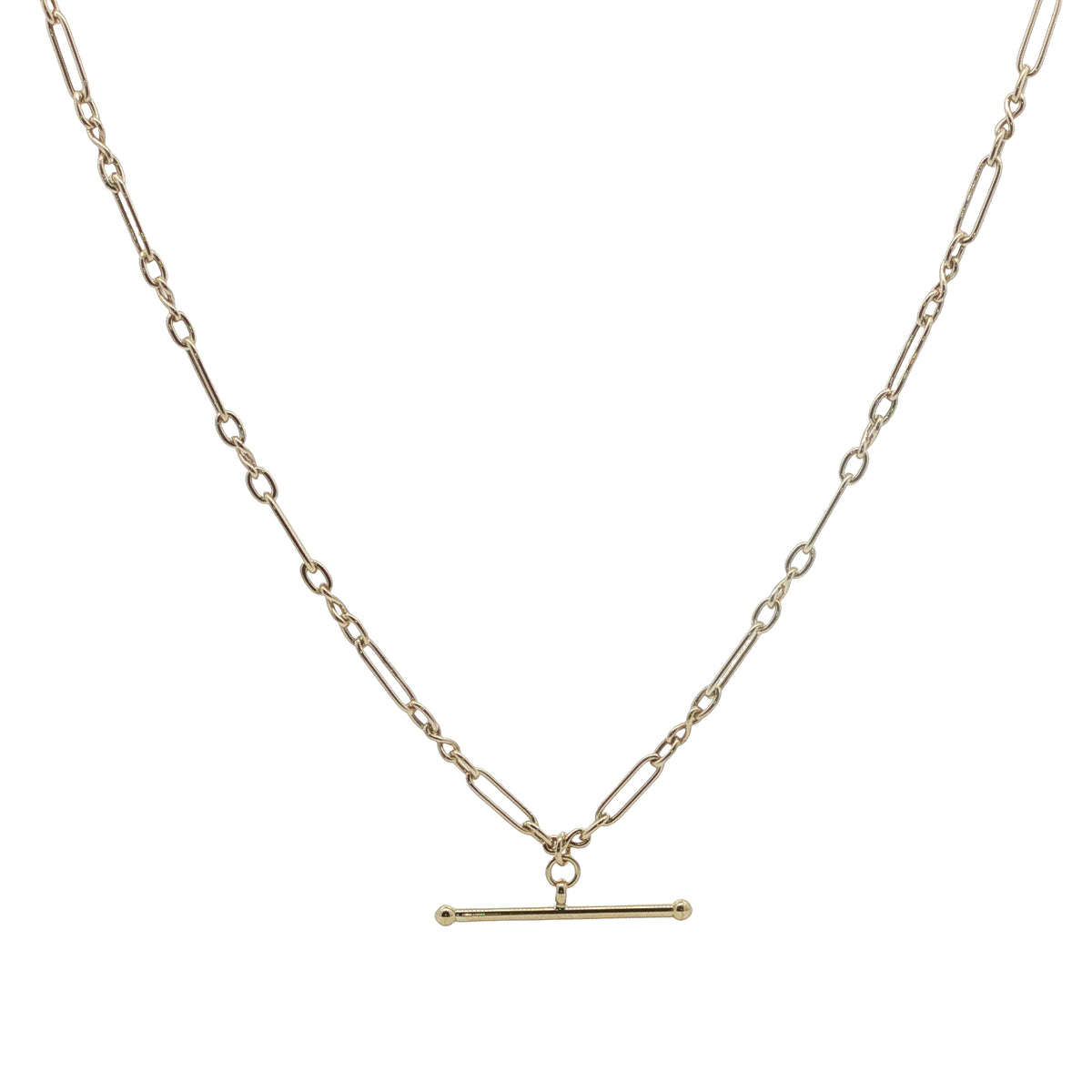 9CT Yellow Gold, 18'' T-Bar