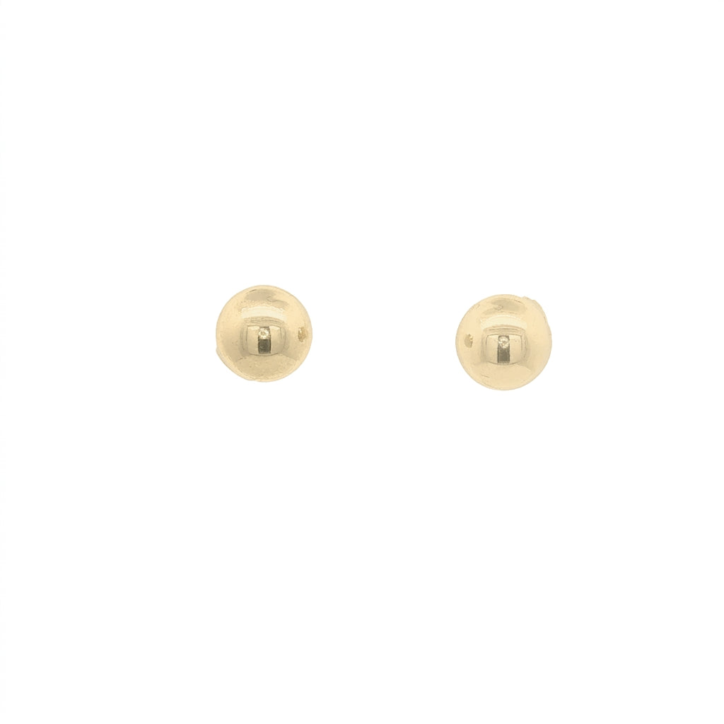 9CT Yellow Gold 17mm Ball Studs