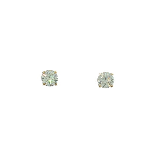9CT White Gold & CZ Studs