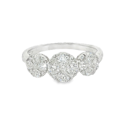 9CT White Gold & Diamond