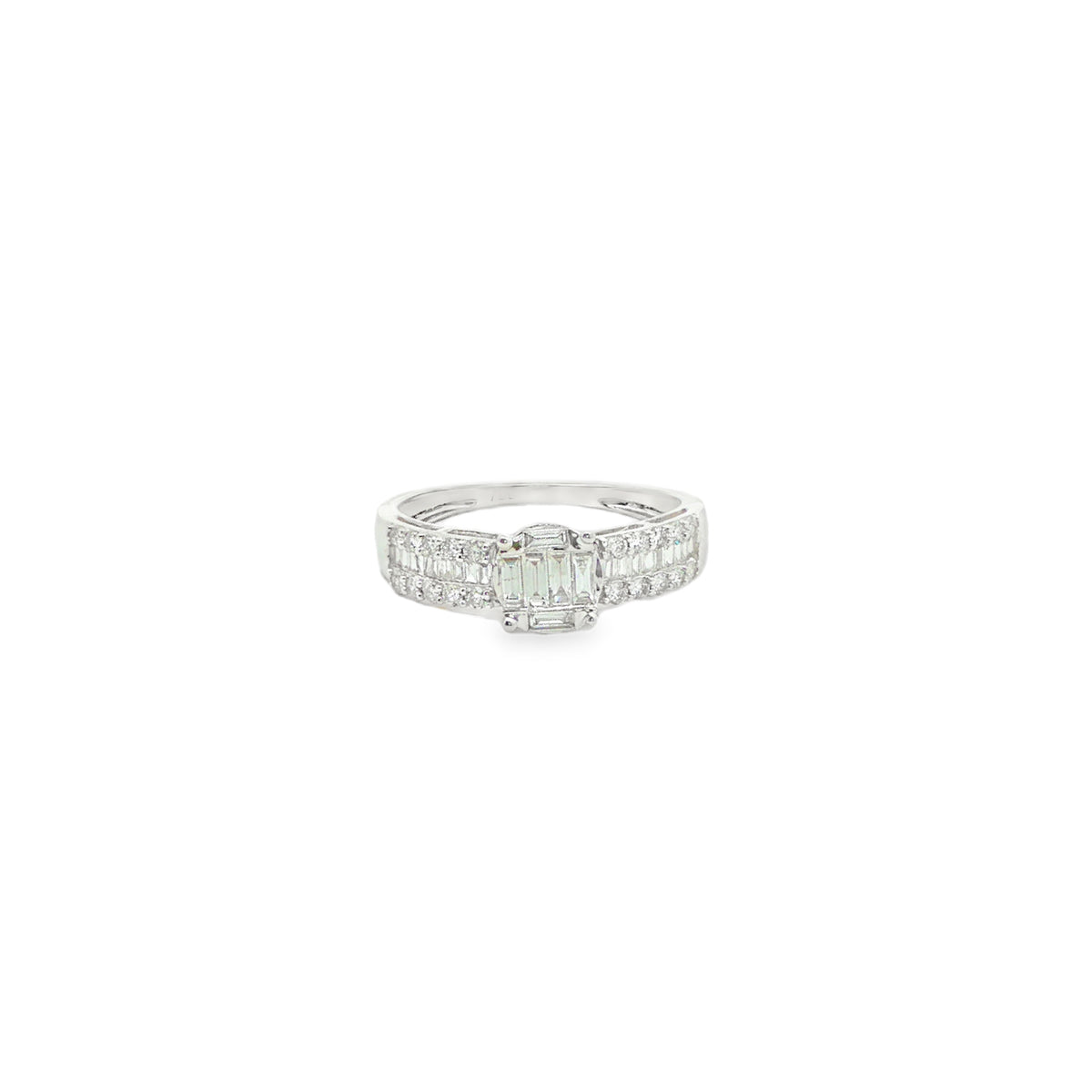 18CT White Gold & Diamond