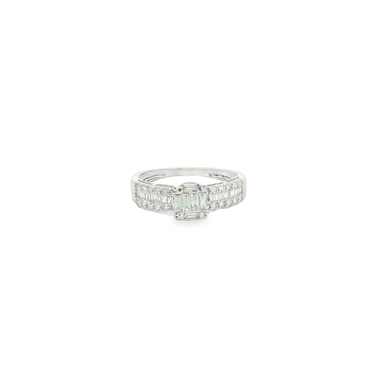 18CT White Gold & Diamond