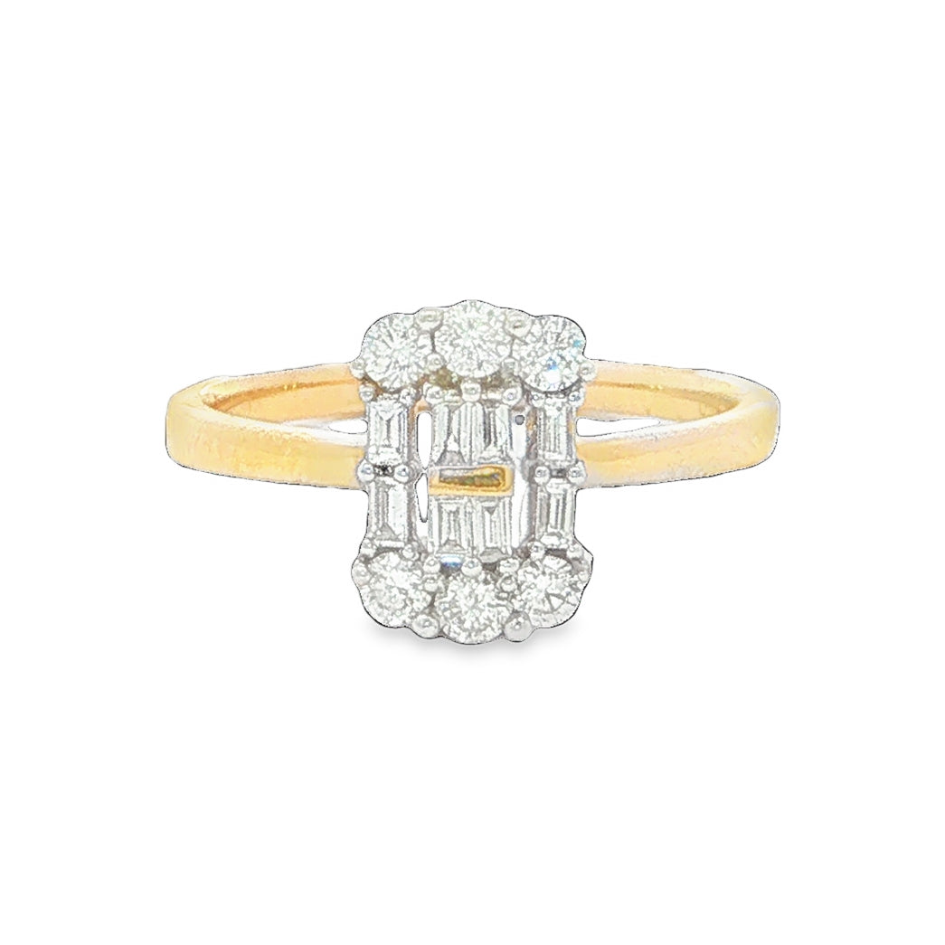 18CT Rose Gold & Diamond