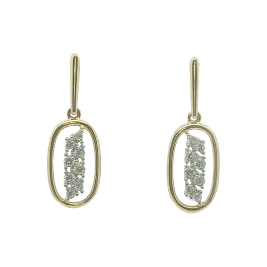 9CT Yellow Gold & CZ