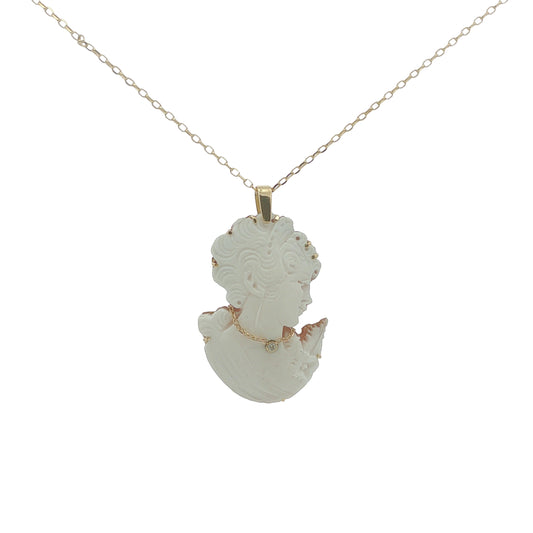 9CT Yellow Gold Cameo