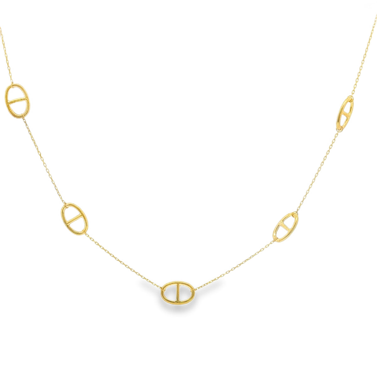 9CT Oval Split Link Chain