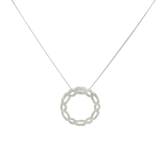 9CT White Gold & Diamond