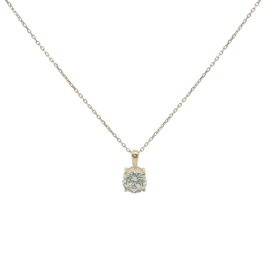 9CT Yellow Gold & Solitaire