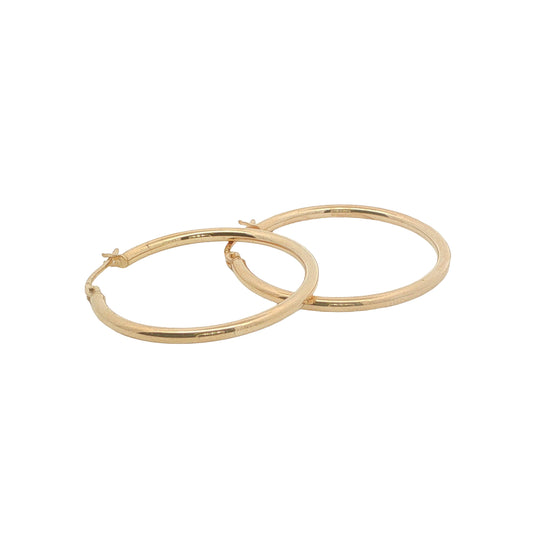 9CT Yellow Gold Hoops