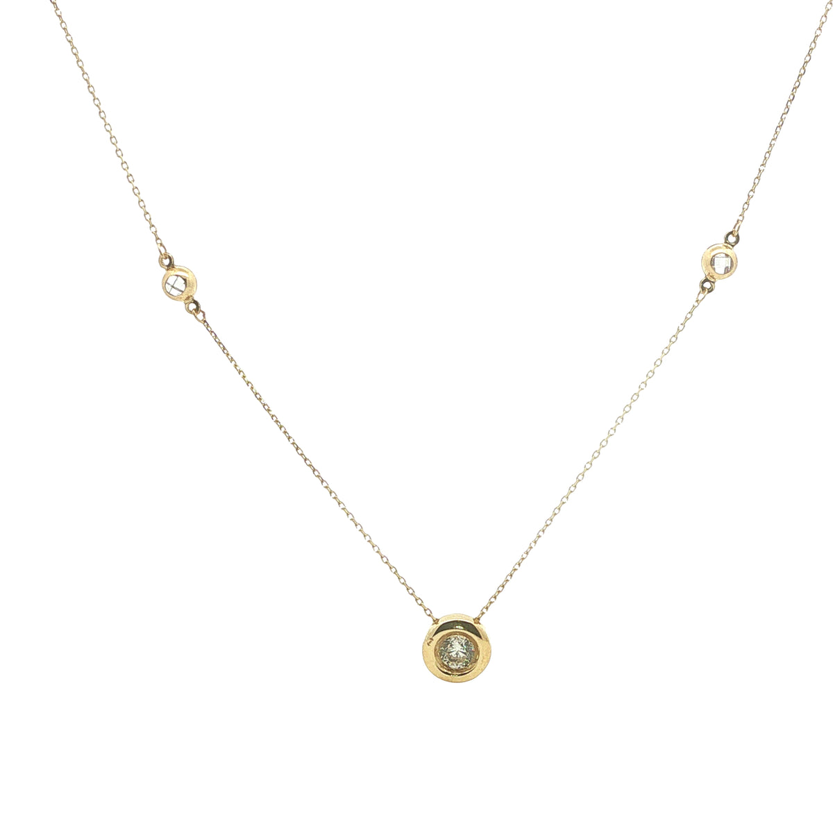 9CT Yellow Gold & CZ